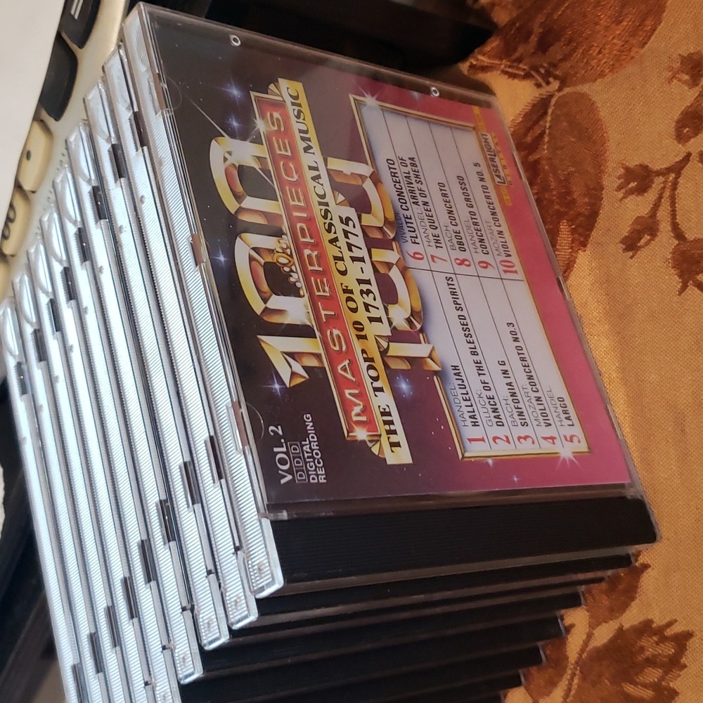 Lot of 9 Classical Music CDs 1731 to 1928